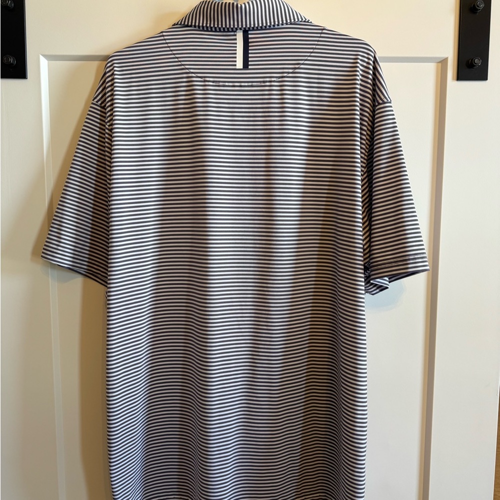 Rhoback Striped Polo - XXL - Heather Purple - Picture 2 of 3
